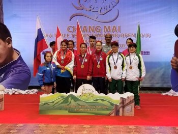 G班焦瑾珊同學獲「清邁2018殘疾人乒乓球泰國公開賽」女子TT6-7級團體(循環賽)金牌